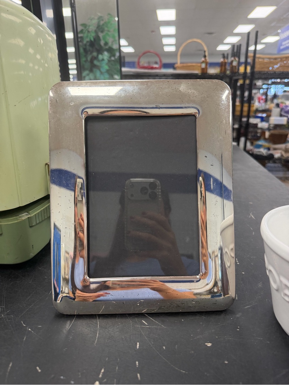 Towle Silver Metal Picture Frame with Polished Finish